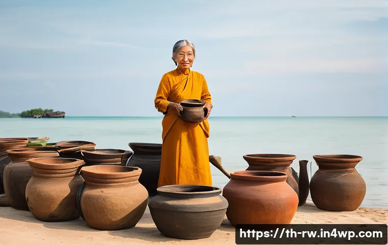 전통 조미료의 역사적 가치 - **Prompt 1: The Artisan of Fish Sauce**
    "A serene, weathered Thai woman, in her late 60s, wearin...
